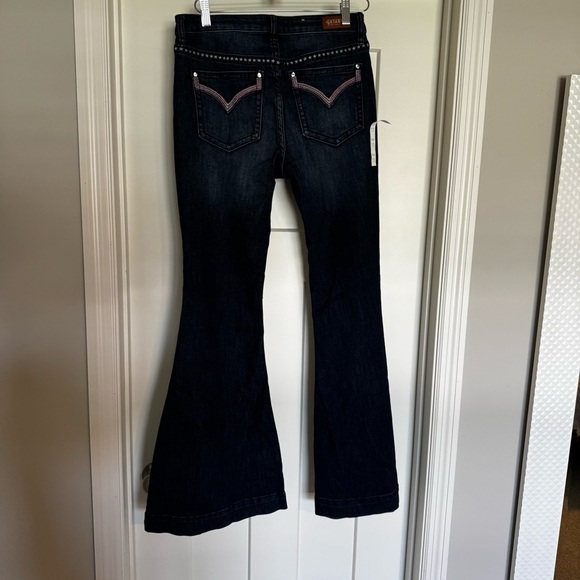 SHYANNE WOMEN'S MR. FLARE STARS & STRIPES FLARE JEANS size 30x34 new w/o tags - Picture 14 of 14